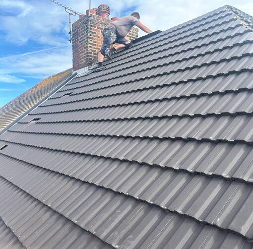 Swanton Morley Roofing Services 11 This is a photo of a new roof being installed in Swanton Morley. Installation carried out by Swanton Morley Roofing Services