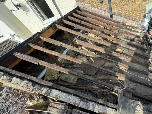Swanton Morley Roofing Services 16 This is a photo of a roof needing repairs in Swanton Morley