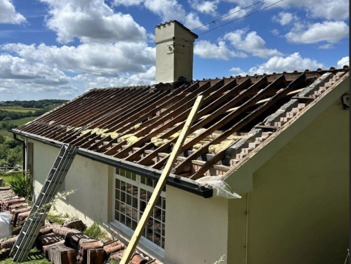 Swanton Morley Roofing Services 82 This is a photo of a roof being repaired in Swanton Morley. Installation carried out by Swanton Morley Roofing Services